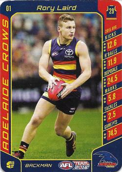 2016 Team Zone AFL Team #1 Rory Laird Front